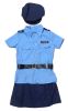 Kids Costumes to Hire - POLICE  Girl - Light blue shirt & Navy skirt